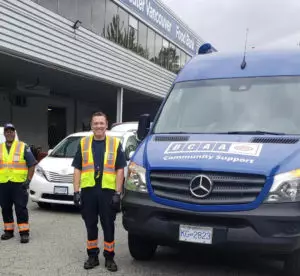 Delivering Food and Supplies to Neighborhood Houses and Care Homes