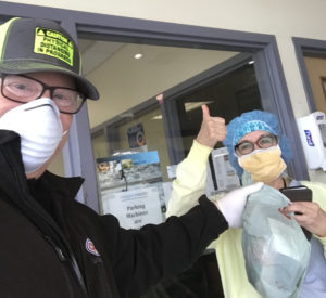 Delivering Sewing Army Masks
