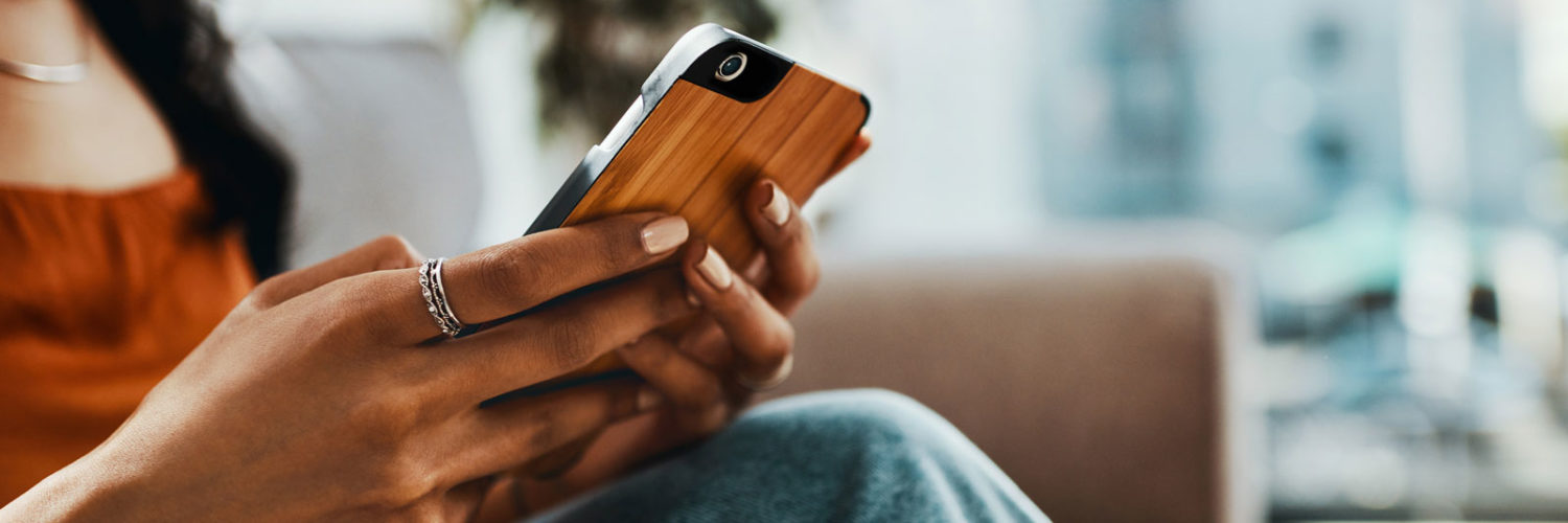 Person using phone