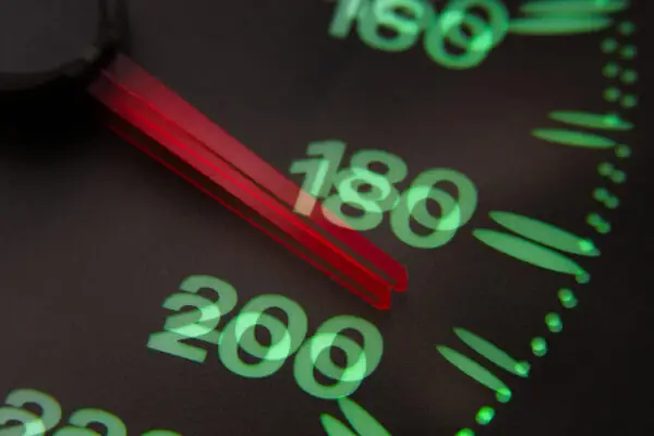 Dont Drive after eating Cannabis Edibles, Blurry Speedometer
